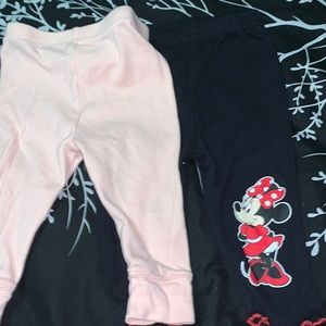 Bundle deal black pink pants